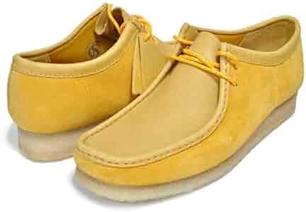 Amazon.co.jp: [クラークス] WALLABEE YELLOW SUEDE 26154742